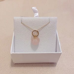 Zengori Mini Heart Perfume Bottle Necklace